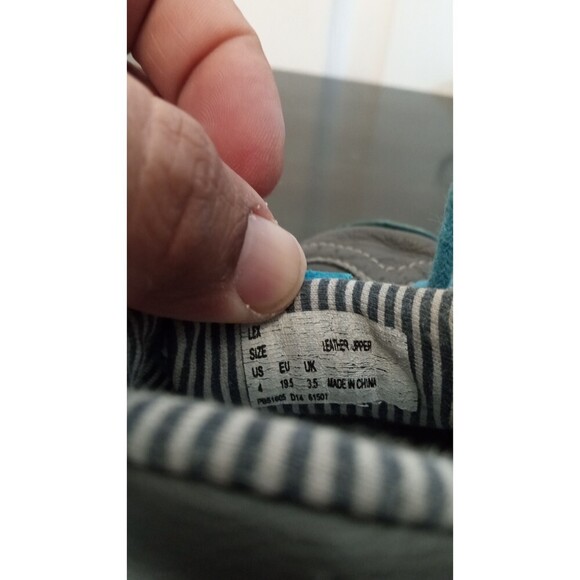 Splendid boys grey and blue tie‎ flats - Picture 7 of 8